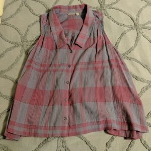 Anthropologie Sleeveless Shirt